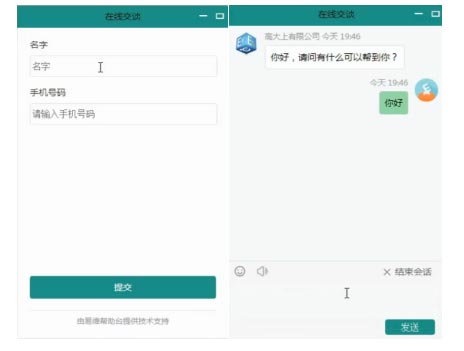 输入基本信息发起咨询